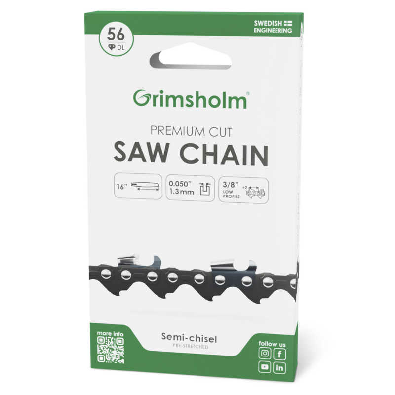 Sagkjede | Premium Cut | 3/8" | 1.3mm | 56DL