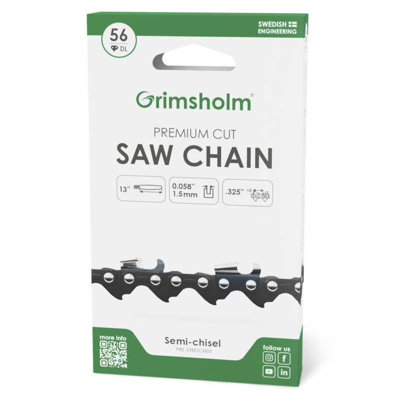 Sagkjede | Premium Cut | 0.325" | 1.5mm | 56DL