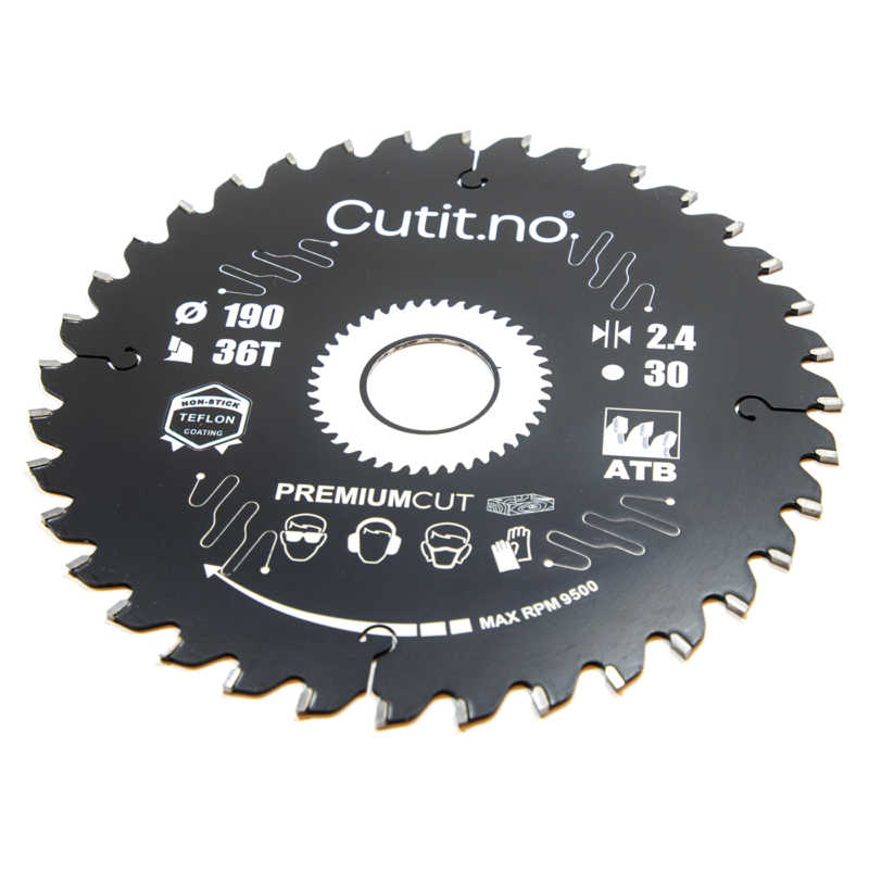 Sagblad | 190mm | 36T | Premium