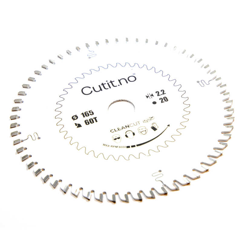 Sagblad | 165mm | 60T | Dykksag | Hvit