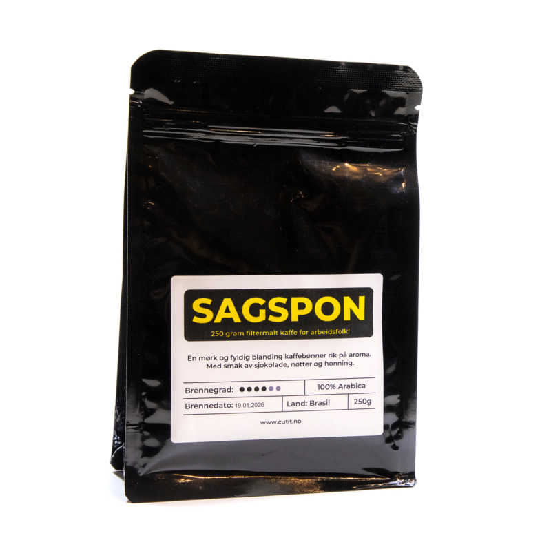 Kaffe | Sagspon | Filtermalt | 250g | Brasil